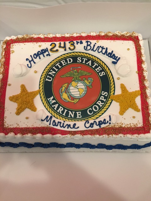 Celebrating the US Marine Corp Birthday at the Post Nov 10th.
